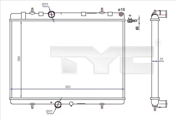 TYC 7260020R Теплообменник