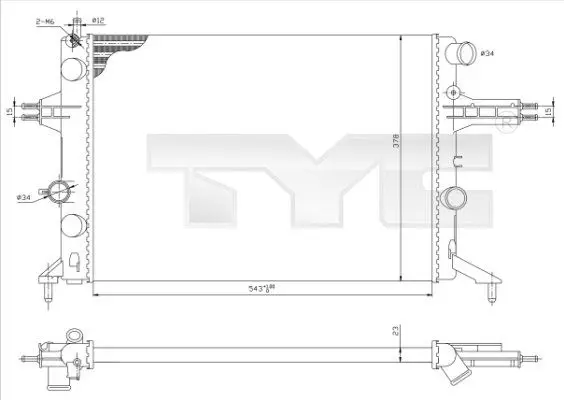 TYC 7250021 Теплообменник
