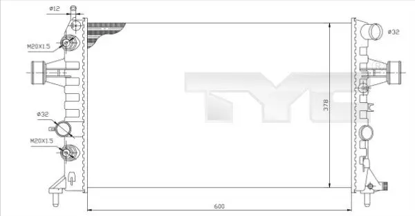 TYC 7250006 Теплообменник