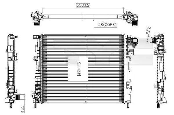 TYC 7250032 Теплообменник
