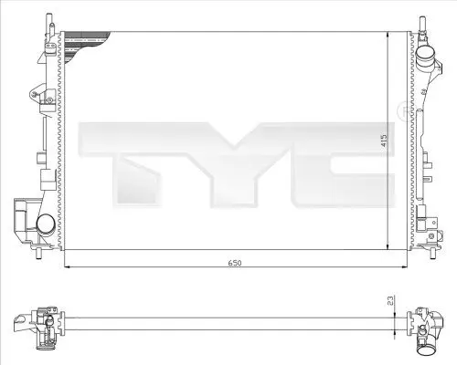 TYC 7250009 Теплообменник