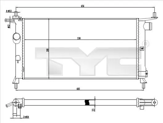 TYC 7250020 Теплообменник