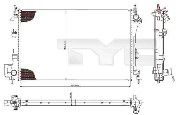 TYC 7250010 Теплообменник