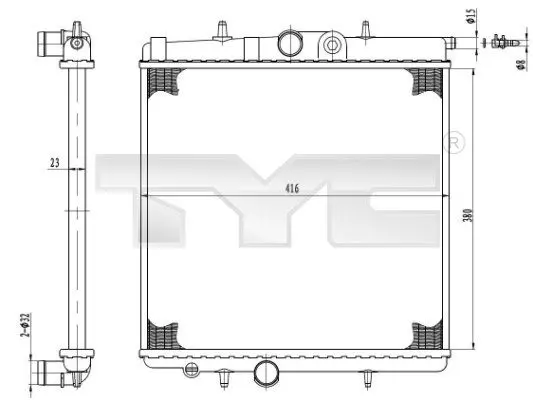 TYC 7260017R Теплообменник