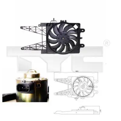 TYC 8090008 Вентилятор