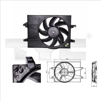 TYC 8100025 Вентилятор