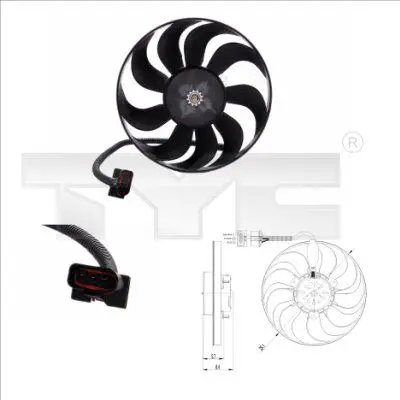 TYC 8370001 Вентилятор