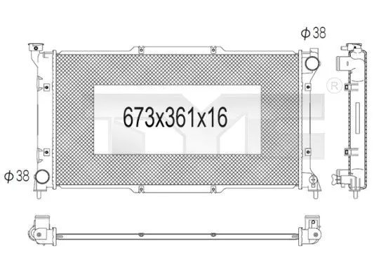 TYC 7341003 Теплообменник
