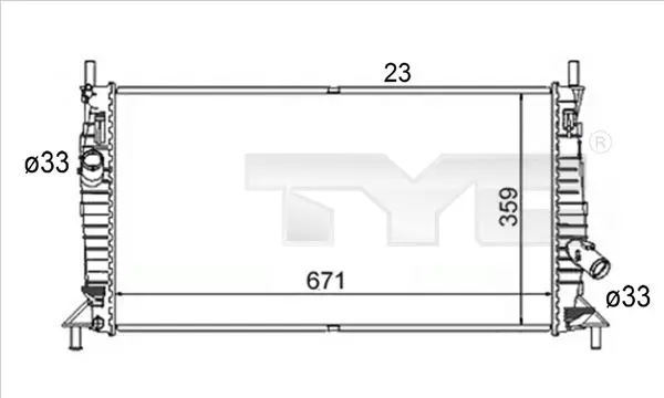 TYC 7100056R Теплообменник