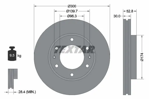 92203800 Диск тормозной DODGE,HYUNDAI H