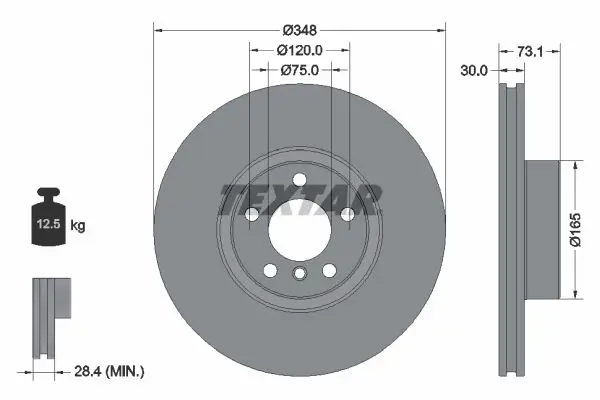 92320405 Диск тормозной BMW X4(F26) 14 