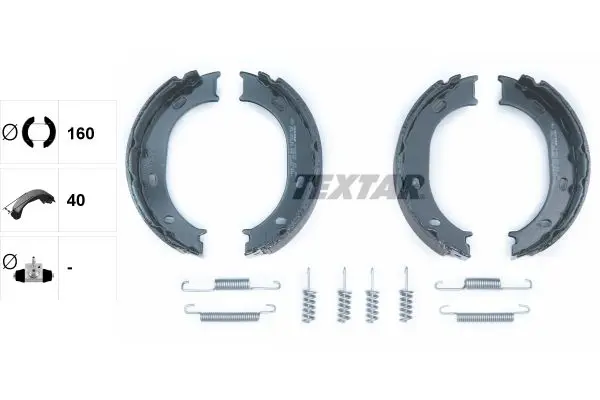 91055100 Колодки барабанные MERCEDES