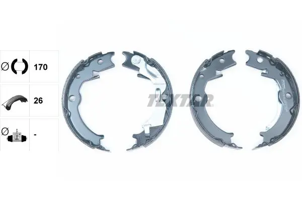 Textar 91071000 Комлект тормозных накладок