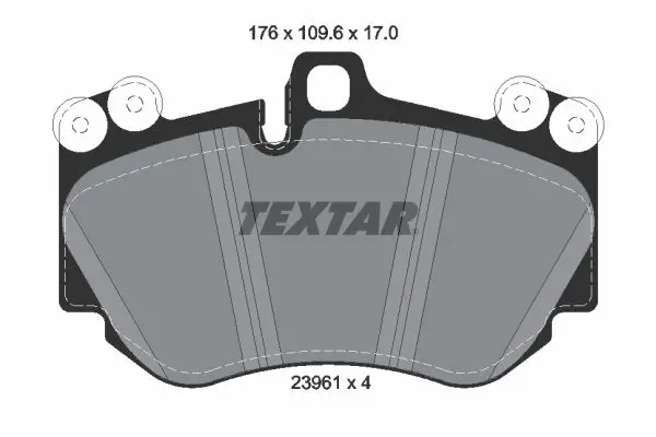 Textar 2396101 Колодки тормозные дисковые