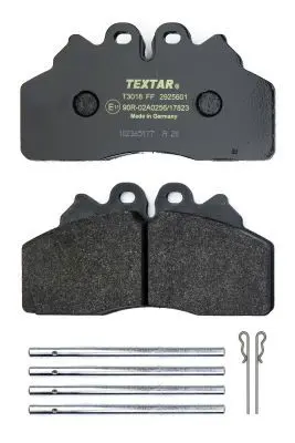 TEXTAR 2925601 Комплект тормозных колодок