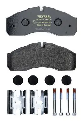 2923701 Колодки тормозные FR MB