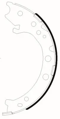 TEXTAR 91083100 Комлект тормозных накладок