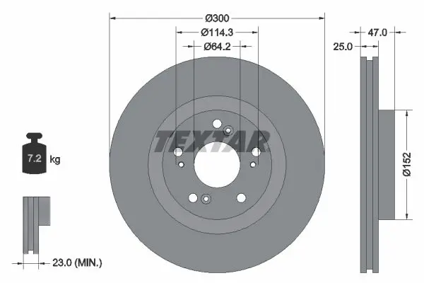 92186503 Тормозной диск