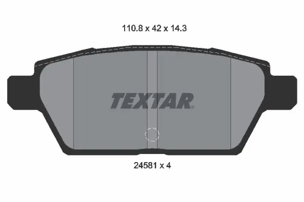 Textar 2458102 К-т дисков. тормоз. колодок