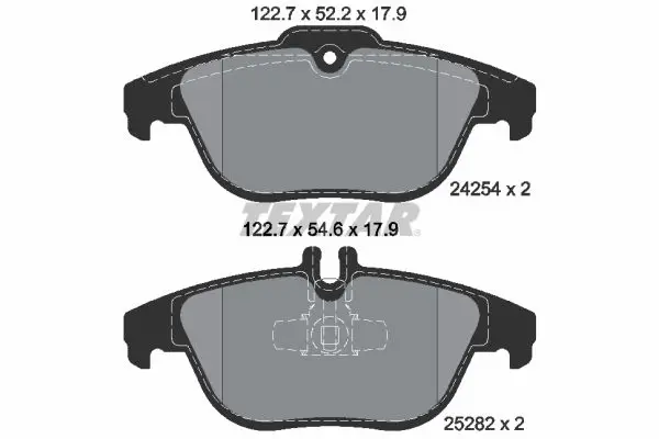 Textar 2425401 Колодки тормозные дисковые