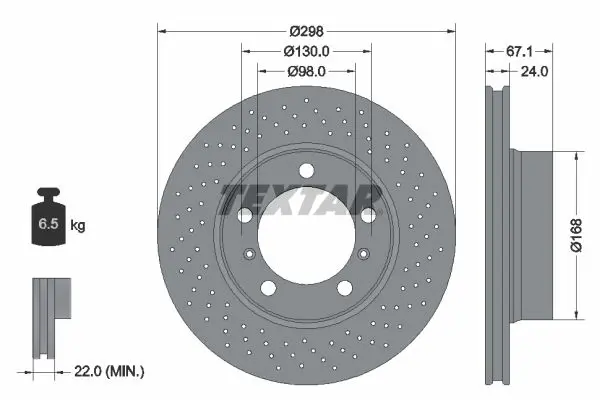 92165205 Тормозной диск PRO+