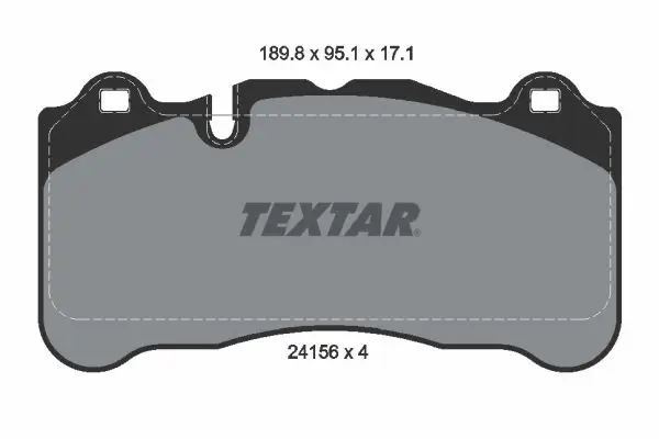 2415601 Колодки тормозные передние