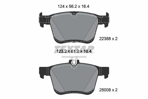 2238801 Колодки для дисковых тормозов,