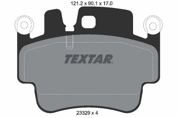 Textar 2332902 Тормозные колодки передние
