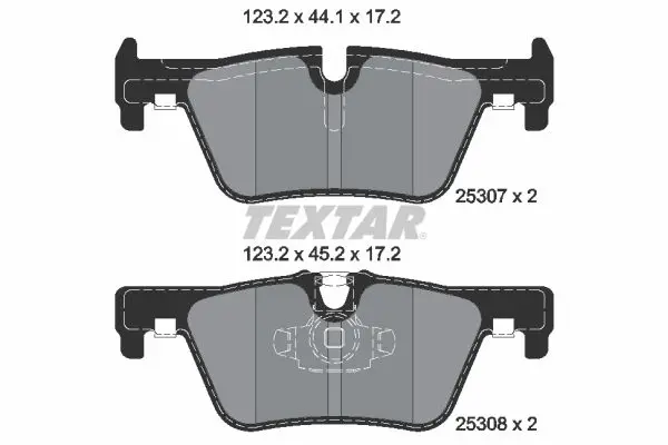 Textar 2530701 Колодки тормозные дисковые