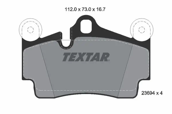 Textar 2369402 Колодки тормозные дисковые