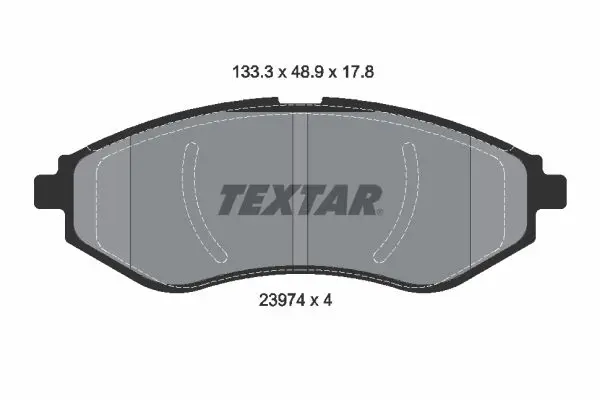 Textar 2397401 Колодки тормозные дисковые