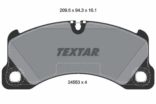 Textar 2455301 К-т дисков. тормоз. колодок