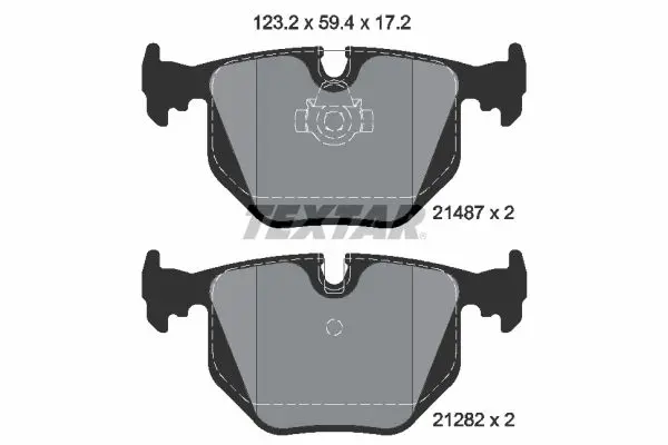 Textar 2148703 Колодки тормозные дисковые