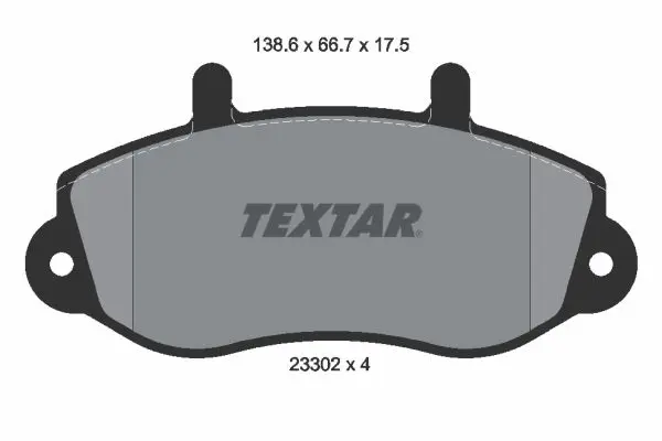 TEXTAR 2330201 КОЛОДКИ