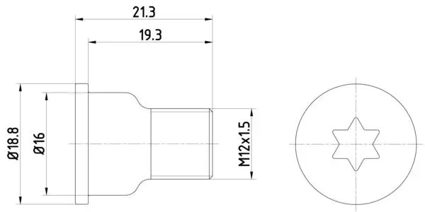 TEXTAR TPM0005 Болт