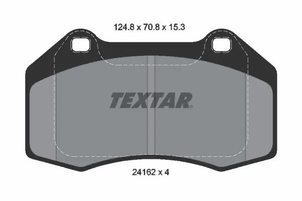 Textar 2416201 Комплект тормозных колодок
