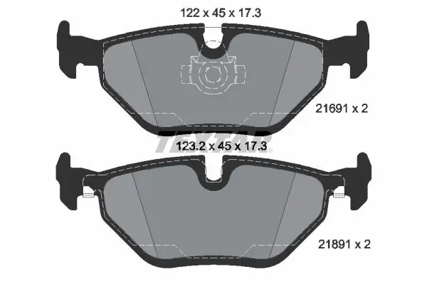 Textar 2169103 Колодки тормозные дисковые