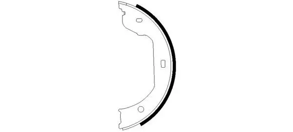 Textar 91058700 Колодки тормозные барабанные