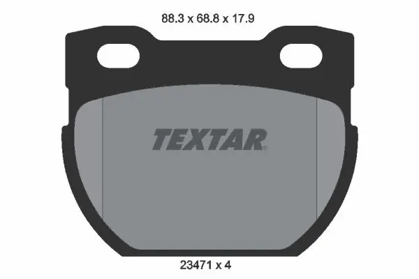 Textar 2347103 Колодки тормозные дисковые