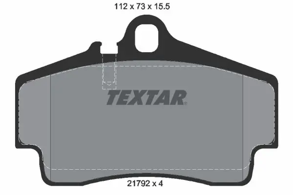 Textar 2179203 Колодки тормозные дисковые
