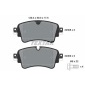 2230801 Колодки зад.AUDI A4 (8W2, B9),