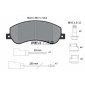 2448401 Колодки пер.FORD TRANSIT 06=>