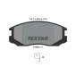 2165001 Textar Колодки тормозные дисковые