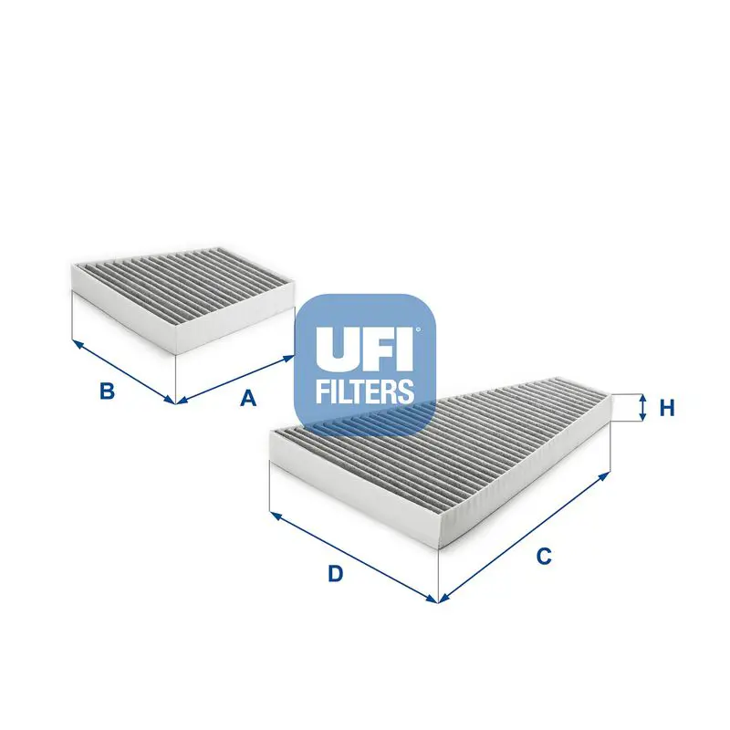 UFI 5430200 Фильтр, воздух во внутренном