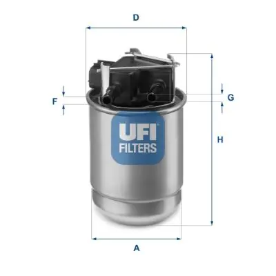 UFI 5551700 Фильтр топливный