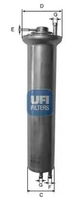 UFI 3192400 Фильтр топливный