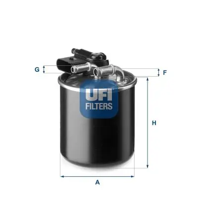 UFI 2414800 Фильтр топливный