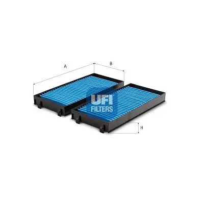 UFI 3424300 Фильтр, воздух во внутренном