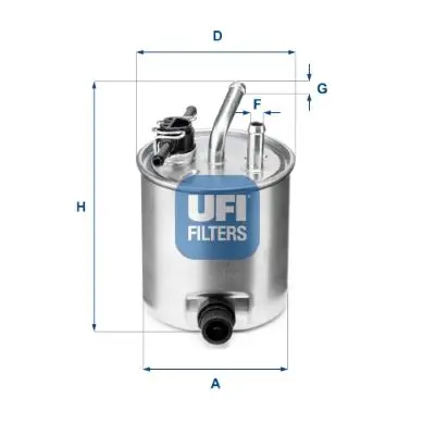 UFI 5558200 Топливный фильтр