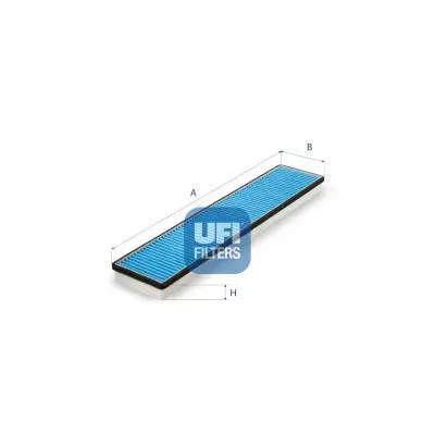UFI 3411900 Фильтр, воздух во внутренном